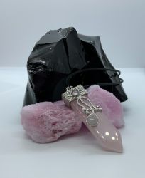 MYSTICAL ROSE QUARTZ platinum